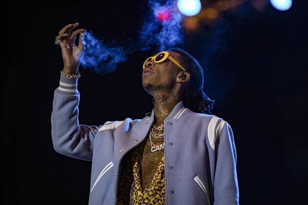 Wiz Khalifa performs at the 2017 Beale Street Music Festival at Tom Lee Park on May 6, 2017 in Memphis, Tennessee. USA - 2017 - Beale Street Music Festival - Day 2 - Wiz Khalifa  Copyright: xJamiexGilliamx