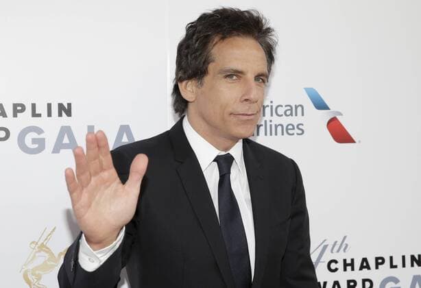 Ben Stiller arrives at the 44th Chaplin Award Gala honoring Robert De Niro at David H. Koch Theater at Lincoln Center on May 8, 2017 in New York City.  NYP20170508128 JOHNxANGELILLO