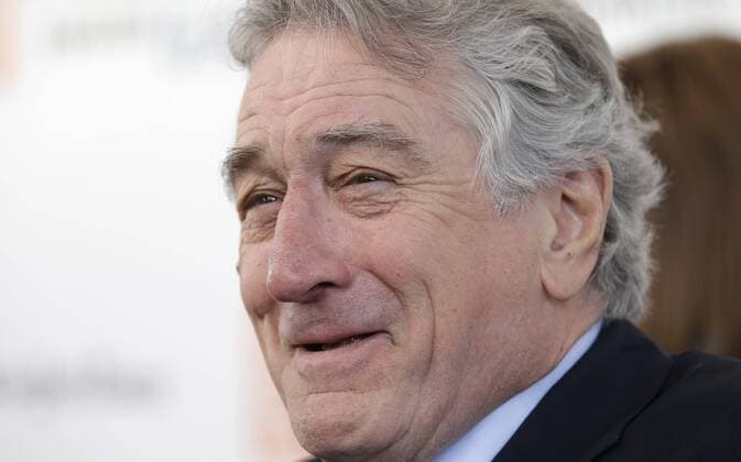 Robert De Niro arrives on the red carpet at the 44th Chaplin Award Gala honoring Robert De Niro at David H. Koch Theater at Lincoln Center on May 8, 2017 in New York City.  NYP20170508117 JOHNxANGELILLO