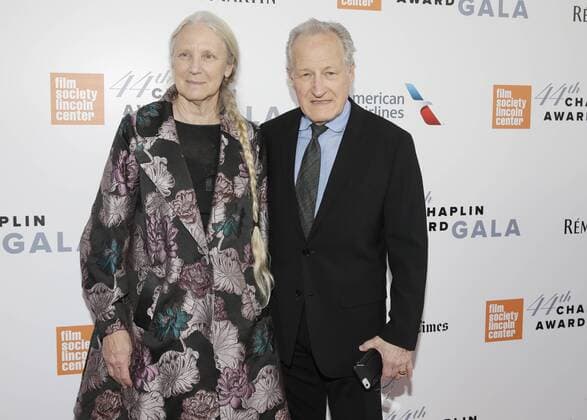 Michael Mann and Summer Mann arrive on the red carpet at the 44th Chaplin Award Gala honoring Robert De Niro at David H. Koch Theater at Lincoln Center on May 8, 2017 in New York City.  NYP20170508130 JOHNxANGELILLO