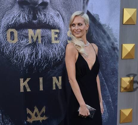 Cast member Poppy Delevingne attends the premiere of the motion picture fantasy King Arthur: Legend of the Sword at TCL Chinese Theatre in the Hollywood section of Los Angeles on May 8, 2017. Storyline: Robbed of his birthright, Arthur comes up the hard way in the back alleys of the city. But once he pulls the sword from the stone, he is forced to acknowledge his true legacy - whether he likes it or not.  LAP20170508909 JIMxRUYMEN