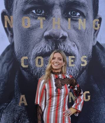 Cast member Annabelle Wallis attends the premiere of the motion picture fantasy King Arthur: Legend of the Sword at TCL Chinese Theatre in the Hollywood section of Los Angeles on May 8, 2017. Storyline: Robbed of his birthright, Arthur comes up the hard way in the back alleys of the city. But once he pulls the sword from the stone, he is forced to acknowledge his true legacy - whether he likes it or not.  LAP20170508914 JIMxRUYMEN