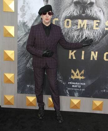 King Arthur: Legend Of The Sword Premiere held at TCL Chinese Theatre in Hollywood, California on 5 8 17 Marilyn Manson United States  515508