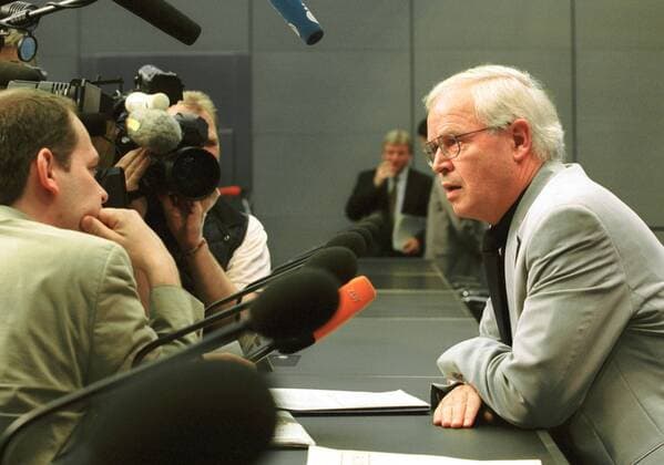 Eckart Werthebach (CDU), Innensenator von Berlin, Berlin, 03.04.2000, Berlin Deutschland Copyright: xThomasxKoehlerx