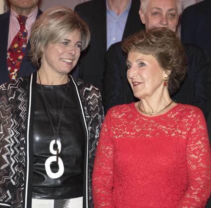 09-05-2017 Amsterdam Princess Margriet and Princess Laurentien during the award ceremony of the ECF award for culture in Paradiso in Amsterdam. Laureates this year are: musician Luc Mishalle (Brussels), visual artist Marina Naprushkina (Berlin), writer and journalist Asli Erdogan (Istanbul) and writer and scientist Navid Kermani (Cologne)  Copyright: xppe werfx