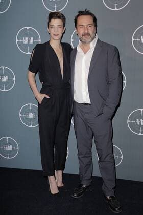 Premiere of HHHH held at UGC Cinema Normandie in Paris. Photo: Laurent Guerin E Press Photo Gilles Lellouche;Celine Sallette Paris France  515648