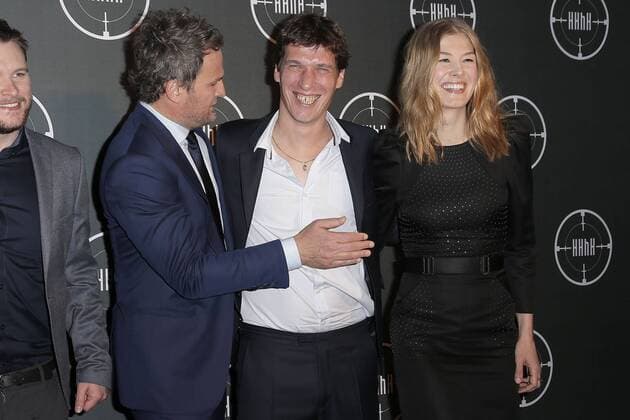 Premiere of HHHH held at UGC Cinema Normandie in Paris. Photo: Laurent Guerin E Press Photo Rosamund Pike;Jason Clarke Paris France  515648