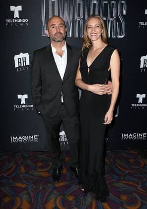 May 9, 2017 - Los Angeles, CA, United States - 09 May 2017 - Los Angeles, California - Ricardo de Montreuil, Marisa Wenner. Premiere Of BH Tilt s Lowriders Held at Regal LA LIVE Stadium. Photo Credit: Faye Sadou AdMedia Los Angeles United States - ZUMAa123 20170509_zaa_a123_037 Copyright: xFayexSadou Admediax