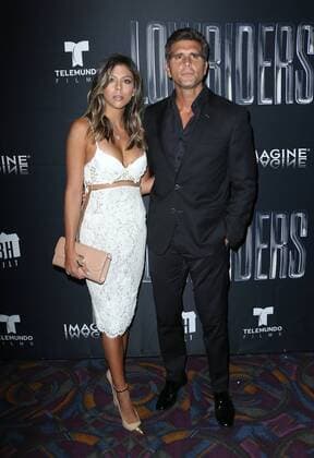 May 9, 2017 - Los Angeles, CA, United States - 09 May 2017 - Los Angeles, California - Christian Meier, Alanna Garcia. Premiere Of BH Tilt s Lowriders Held at Regal LA LIVE Stadium. Photo Credit: Faye Sadou AdMedia Los Angeles United States - ZUMAa123 20170509_zaa_a123_054 Copyright: xFayexSadou Admediax