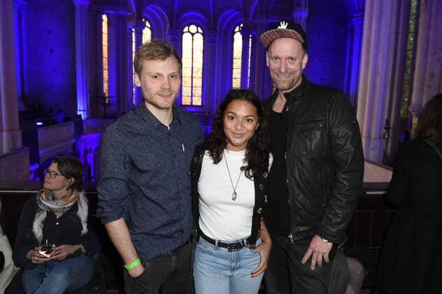Anton Spieker, Taneshia Abt und Daniel Termann bei der Premiere der Fernsehserie Culpa - Niemand ist ohne Schuld in der Zionskirche. Berlin, 09.05.2017 Foto:xF.xKernx xFuturexImage