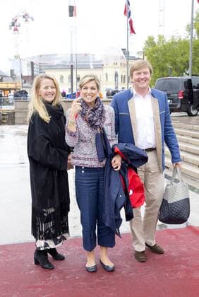 Bilder des Tages 10-05-2017 Norge Royals leaving the Royal Yacht, Norge, to celebrate the 80th birthdays of King Harald V and Queen Sonja in Oslo. King Willem-Alexander and Queen Maxima and Princess Mabel (c) PPE Nieboer OSLO NORWAY  Copyright: xPPE NIEBOERx