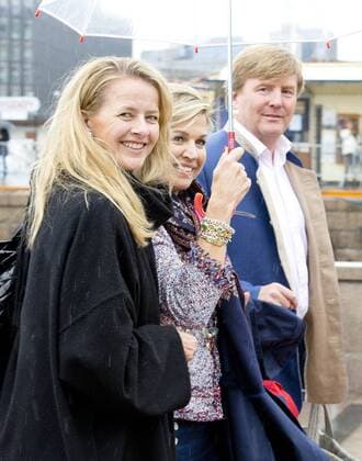 10-05-2017 Norge Royals leaving the Royal Yacht, Norge, to celebrate the 80th birthdays of King Harald V and Queen Sonja in Oslo. King Willem-Alexander and Queen Maxima and Princess Mabel (c) PPE Nieboer OSLO NORWAY  Copyright: xPPE NIEBOERx