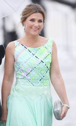 Norwegian Princess Martha Louise attend a gala banquet to celebrate King Harald V and Queen Sonja s 80th birthdays at the Opera House in Oslo on May 5, 2017.  LON20170510148 RUNExHELLESTAD