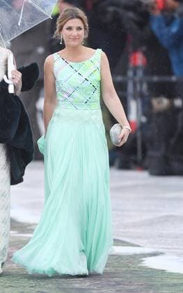 Norwegian Princess Martha Louise attend a gala banquet to celebrate King Harald V and Queen Sonja s 80th birthdays at the Opera House in Oslo on May 5, 2017.  LON20170510149 RUNExHELLESTAD