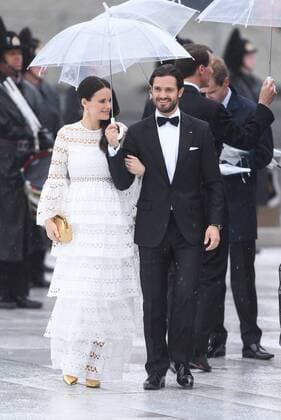 Swedish Prince Carl Philip and Princess Sofia attend a gala banquet to celebrate King Harald V and Queen Sonja s 80th birthdays at the Opera House in Oslo on May 5, 2017.  LON20170510155 RUNExHELLESTAD
