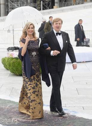 Dutch King Willem- Alexander and Queen Maxima attend a gala banquet to celebrate King Harald V and Queen Sonja s 80th birthdays at the Opera House in Oslo on May 5, 2017.  LON20170510139 RUNExHELLESTAD