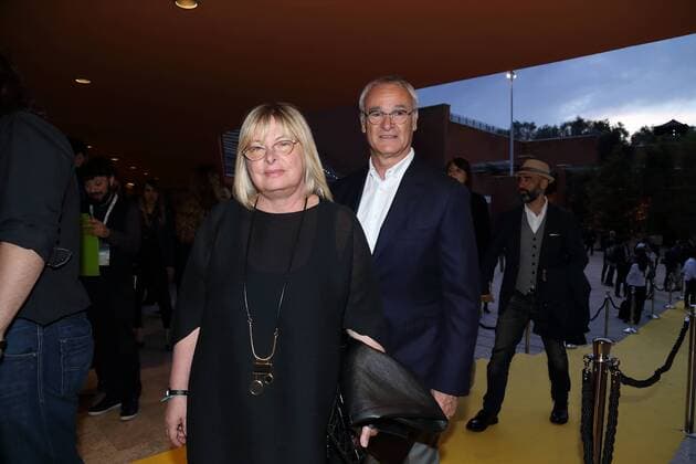 Italy: Preview of Genius: Einstein in Rome Italian football coach Claudio Ranieri with his wife during photocall of the preview of the Genius: Einstein TV series by National Geographic.  MatteoxNardone