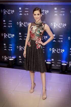 RIO DE JANEIRO, RJ - 10.05.2017: PRÉ ESTREIA DO FILME O RASTRO - Sophia AbrahÃ £ o, during the red carpet of the premiere of the film - O Rastro, national thriller starring Rafael Cardoso, Leandra Leal and directed by debutant director JC Feyer, at the Kinoplex Shopping Rio Sul, Rio de Janeiro, RJ. x1318210x  AndréxHorta