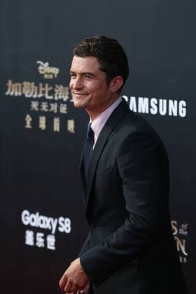 (170511) -- SHANGHAI, May 11, 2017 -- Actor Orlando Bloom attends the global premiere of Hollywood film Pirates of the Caribbean: Dead Men Tell No Tales , in Shanghai, China, May 11, 2017. ) (wyl) CHINA-SHANGHAI-PREMIERE-PIRATES OF THE CARIBBEAN (CN) DingxTing 