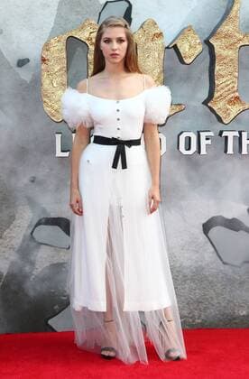 European premiere of King Arthur: Legend of the Sword London, UK. Hermione Corfield at King Arthur: Legend of the Sword - European film premiere at the Cineworld Empire, Leicester Square, London on May 10th 2017. LMK73-J287-110517 