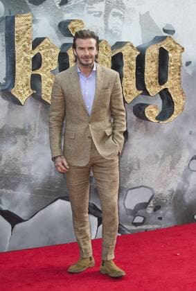 European premiere of King Arthur: Legend of the Sword London, UK. David Beckham at the European premiere of King Arthur: Legend of the Sword at Cineworld Empire on May 10, 2017 in London, United Kingdom. LMK386-J285-110517 