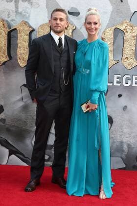 European premiere of King Arthur: Legend of the Sword London, UK. Charlie Hunnam and Poppy Delevingne at King Arthur: Legend of the Sword - European film premiere at the Cineworld Empire, Leicester Square, London on May 10th 2017. LMK73-J287-110517 