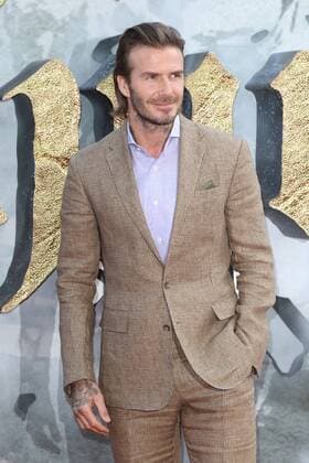 European premiere of King Arthur: Legend of the Sword London, UK. David Beckham at King Arthur: Legend of the Sword - European film premiere at the Cineworld Empire, Leicester Square, London on May 10th 2017. LMK73-J287-110517 