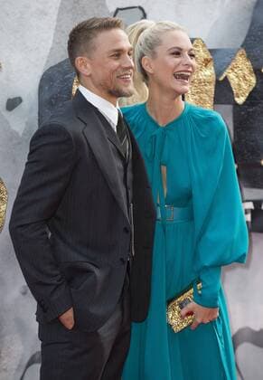 European premiere of King Arthur: Legend of the Sword London, UK. Charlie Hunnam and Poppy Delevingne at the European premiere of King Arthur: Legend of the Sword at Cineworld Empire on May 10, 2017 in London, United Kingdom. LMK386-J285-110517 