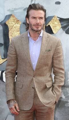 European premiere of King Arthur: Legend of the Sword London, UK. David Beckham at King Arthur: Legend of the Sword - European film premiere at the Cineworld Empire, Leicester Square, London on May 10th 2017. LMK73-J287-110517 
