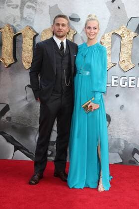 European premiere of King Arthur: Legend of the Sword London, UK. Charlie Hunnam and Poppy Delevingne at King Arthur: Legend of the Sword - European film premiere at the Cineworld Empire, Leicester Square, London on May 10th 2017. LMK73-J287-110517 