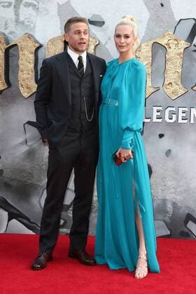 European premiere of King Arthur: Legend of the Sword London, UK. Charlie Hunnam and Poppy Delevingne at King Arthur: Legend of the Sword - European film premiere at the Cineworld Empire, Leicester Square, London on May 10th 2017. LMK73-J287-110517 