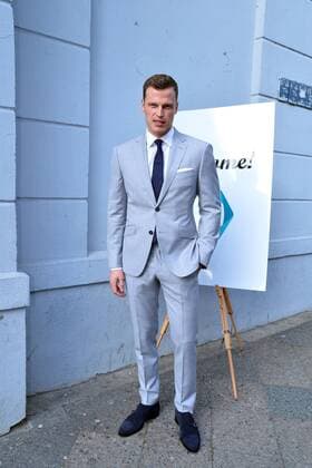 Lars Burmeister bei der Ankunft zum GQ Care Award 2017 im The Grand Bar und Club Berlin 10. Mai 2017
