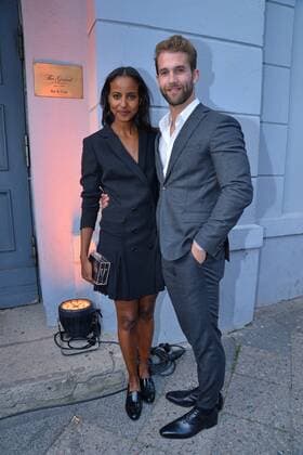 Sara Nuru und Andre Hamann bei der Ankunft zum GQ Care Award 2017 im The Grand Bar und Club Berlin 10. Mai 2017