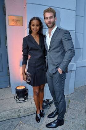 Sara Nuru und Andre Hamann bei der Ankunft zum GQ Care Award 2017 im The Grand Bar und Club Berlin 10. Mai 2017
