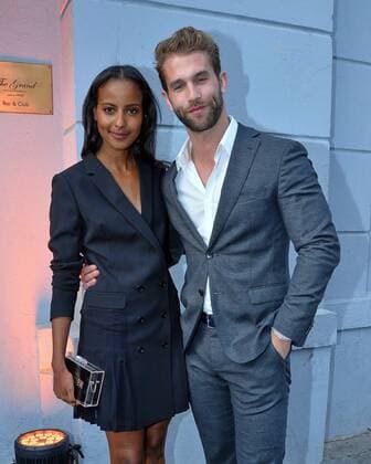 Sara Nuru und Andre Hamann bei der Ankunft zum GQ Care Award 2017 im The Grand Bar und Club Berlin 10. Mai 2017