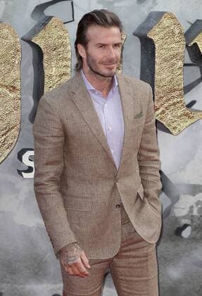 David Beckham attends the European premiere of King Arthur: Legend Of The Sword at Cineworld Empire at Leicester Square, London. MAY 10th 2017  GBHx17948