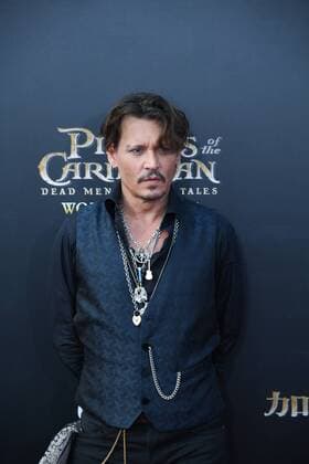SHANGHAI, CHINA - MAY 11: American actor Johnny Depp attends the premiere of film Pirates of the Caribbean: Dead Men Tell No Tales at Shanghai Disneyland Park on May 11, 2017 in Shanghai, China  Copyright: xVCGx CFP4111100348769