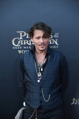 SHANGHAI, CHINA - MAY 11: American actor Johnny Depp attends the premiere of film Pirates of the Caribbean: Dead Men Tell No Tales at Shanghai Disneyland Park on May 11, 2017 in Shanghai, China  Copyright: xVCGx CFP5111100348770