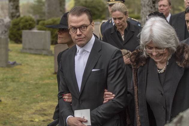 Funeral of Niclas Silfverschiöld 2017-05-11 Victoria de Suede;Daniel Westling Sollebrunn Sweden  516249