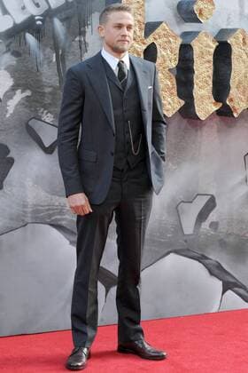 Charlie Hunnam attends the King Arthur: Legend of The Sword premiere In London s Leicester Square MAY 10th 2017  TSTx17951