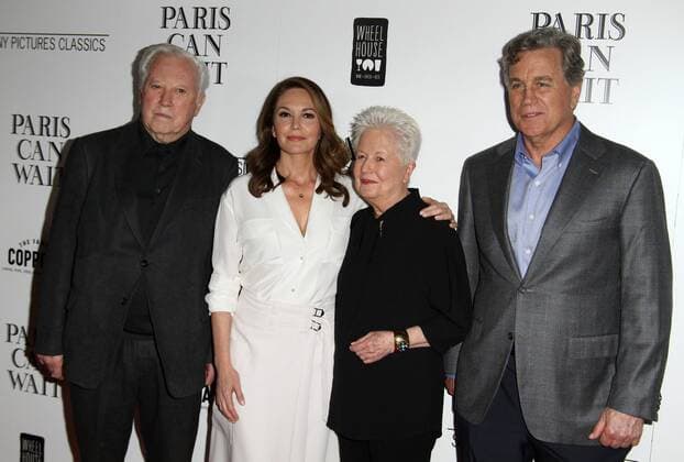 May 11, 2017 - Los Angeles, CA, United States - 11 May 2017 - Los Angeles, California - Producer Fred Roos, Diane Lane, Director Eleanor Coppola, Sony PicturesÃ¢â‚¬â ¢ Co-President Tom Bernard. Paris Can Wait Los Angeles Premiere held at the Silver Screen Theatre in the Pacific Design Center. Photo Credit: AdMedia Los Angeles United States - ZUMAa123 20170511_zaa_a123_343 Copyright: xAdmediax