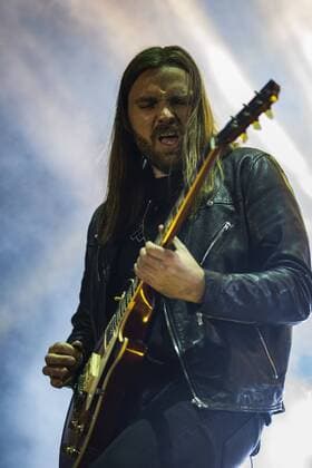 Chris Traynor, guitarist for Bush performs at 2017 Beale Street Music Festival at Tom Lee Park in Memphis, Tenn. on May 7, 2017. USA - 2017 - Beale Street Music Festival  Copyright: xJamiexGilliamx