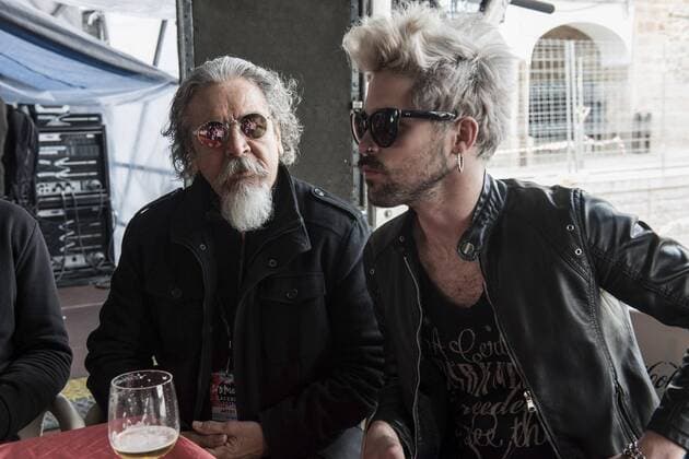 Kuqui Alegre (R) and Salvador Duran (L) moments before the press conference held to present the 26th edition of the World of Music, Arts and Dance (WOMAD) in Caceres, Spain, on 13 May 2017. WOMAD CÁCERES !ACHTUNG: NUR REDAKTIONELLE NUTZUNG!  Copyright: xEstebanxMartinenaxGuerrerox 20170513-636302834409659989