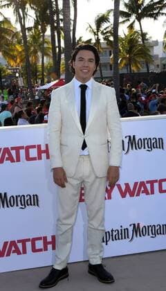 Cast member Jon Bass attends the US premiere of the motion picture Baywatch in Lummus Park, Miami Beach, Florida, May 13, 2017. The movie is a remake of the TV series that ran from 1989-2001.  MIA20170513107 GARYxIxROTHSTEIN