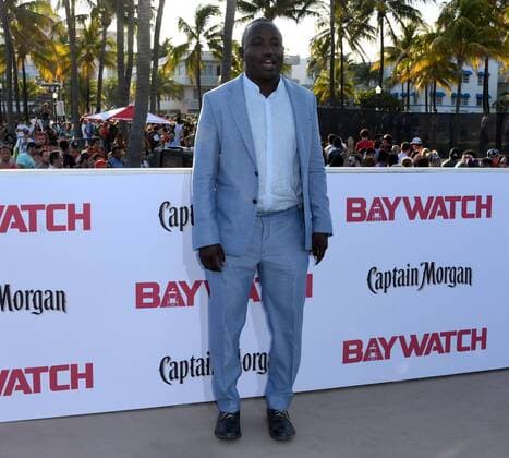 Cast member Hannibal Buress attends the US premiere of the motion picture Baywatch in Lummus Park, Miami Beach, Florida, May 13, 2017. The movie is a remake of the TV series that ran from 1989-2001.  MIA20170513108 GARYxIxROTHSTEIN