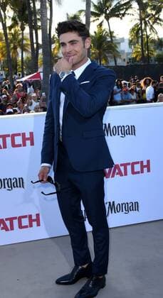Cast member Zac Efron attends the US premiere of the motion picture Baywatch in Lummus Park, Miami Beach, Florida, May 13, 2017. The movie is a remake of the TV series that ran from 1989-2001.  MIA20170513124 GARYxIxROTHSTEIN