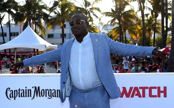 Cast member Hannibal Buress attends the US premiere of the motion picture Baywatch in Lummus Park, Miami Beach, Florida, May 13, 2017. The movie is a remake of the TV series that ran from 1989-2001.  MIA20170513109 GARYxIxROTHSTEIN