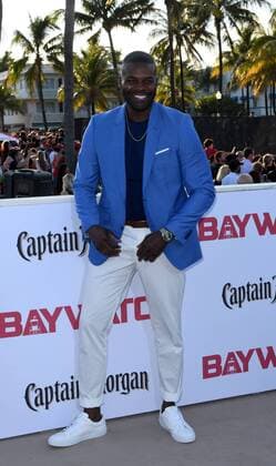 Cast member Amin Joseph attends the US premiere of the motion picture Baywatch in Lummus Park, Miami Beach, Florida, May 13, 2017. The movie is a remake of the TV series that ran from 1989-2001.  MIA20170513112 GARYxIxROTHSTEIN