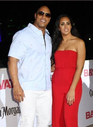 Cast member Dwayne Johnson and his daughter Simone Alexandra attend the US premiere of the motion picture Baywatch in Lummus Park, Miami Beach, Florida, May 13, 2017. The movie is a remake of the TV series that ran from 1989-2001.  MIA20170513170 GARYxIxROTHSTEIN