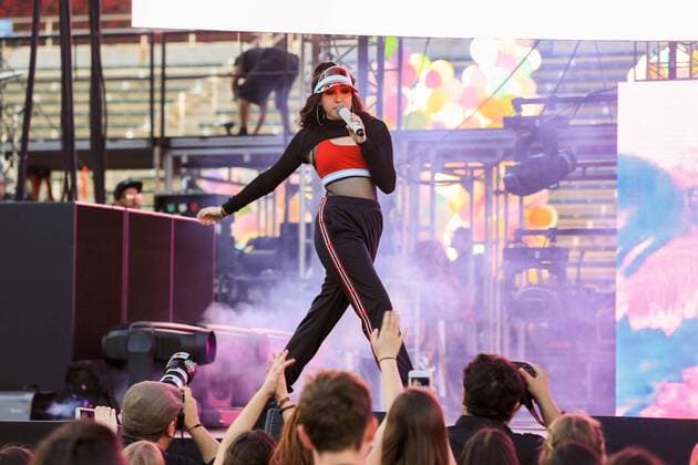 Noah Cyrus bei ihrem Auftritt beim KIIS FM s Wango Tango am 13.05.2017 im StubHub Center in Carson 102.7 KIIS FM s Wango Tango 2016 - Show at StubHub Center in Carson - May 13, 2017 